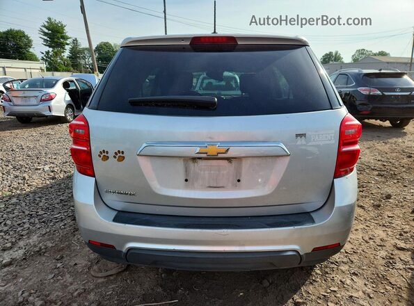 2GNALBEK1H1504985 2017 CHEVROLET EQUINOX Silver Հետևի տեսք