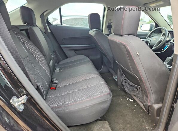 2GNALBEK1H1509359 2017 CHEVROLET EQUINOX Black Вид задніх сидінь