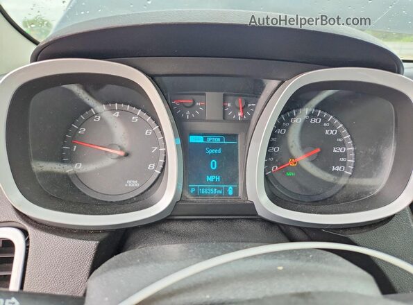 2GNALBEK1H1509359 2017 CHEVROLET EQUINOX Black Вид щитка приладів