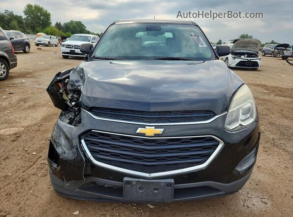 2GNALBEK1H1509359 2017 CHEVROLET EQUINOX Black Вид спереду
