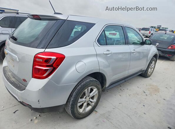 2GNALBEK1H1560053 2017 CHEVROLET EQUINOX Silver უკანა მარჯვენა