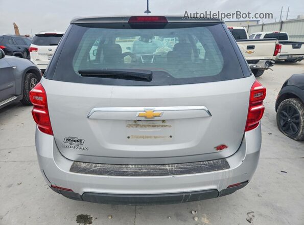 2GNALBEK1H1560053 2017 CHEVROLET EQUINOX Silver უკანა ხედი
