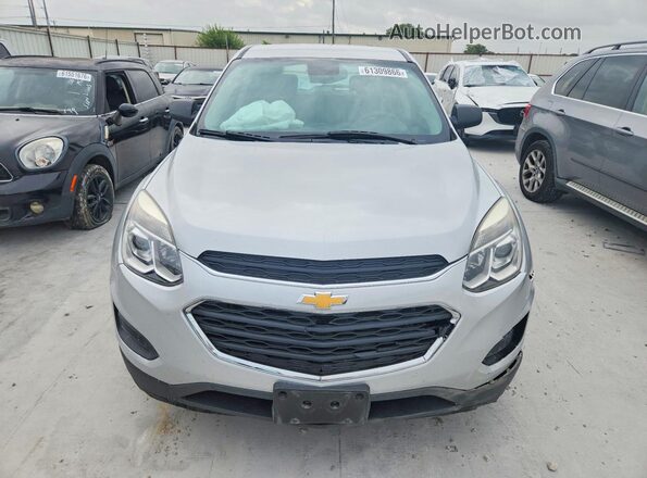 2GNALBEK1H1560053 2017 CHEVROLET EQUINOX Silver წინა ხედი