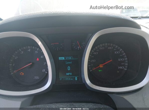 2GNALBEK2G6254609 2016 CHEVROLET EQUINOX Gray Widok tylnych siedzeń
