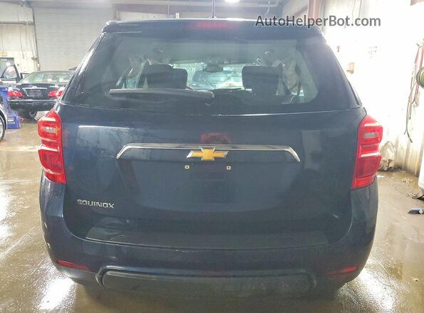 2GNALBEK2H1506258 2017 CHEVROLET EQUINOX Blue Հետևի տեսք
