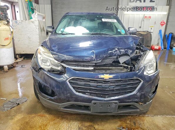 2GNALBEK2H1506258 2017 CHEVROLET EQUINOX Blue Դիմացի տեսք