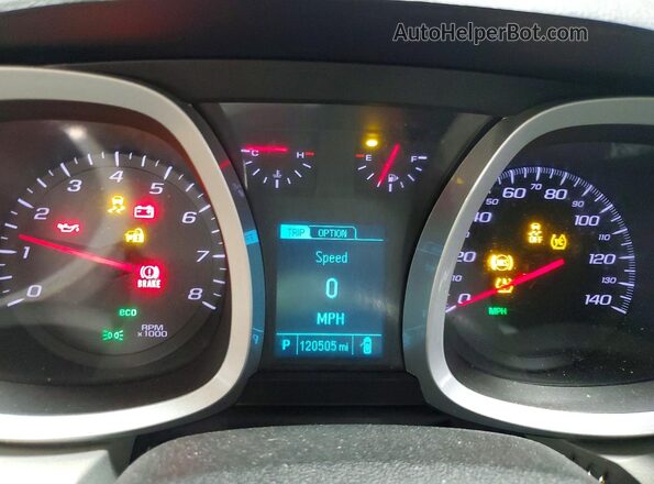 2GNALBEK2H1506258 2017 CHEVROLET EQUINOX Blue Սարքավորումների վահանակի տեսք