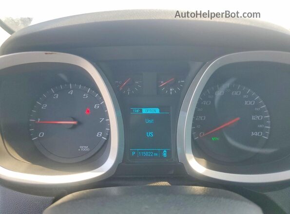 2GNALBEK2H1570977 2017 CHEVROLET EQUINOX Silver Widok zestawu wskaźników