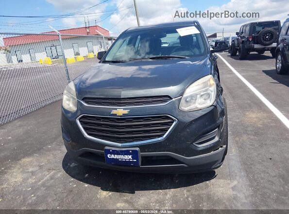 2GNALBEK2H1572647 2017 CHEVROLET EQUINOX Black Widok deski rozdzielczej