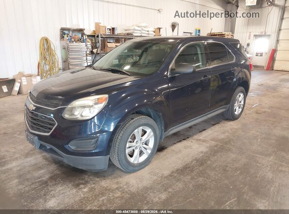 2GNALBEK2H1577248 2017 CHEVROLET EQUINOX Dark Blue Передняя левая четверть
