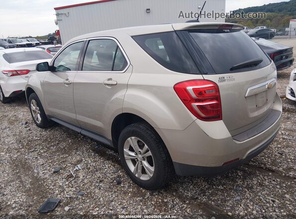 2GNALBEK3G1165435 2016 CHEVROLET EQUINOX Tan უკანა მარცხენა