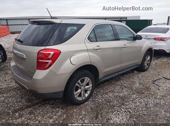 2GNALBEK3G1165435 2016 CHEVROLET EQUINOX Tan უკანა მარჯვენა