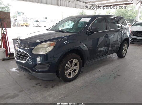 2GNALBEK3H1542623 2017 CHEVROLET EQUINOX Dark Blue Передняя левая четверть