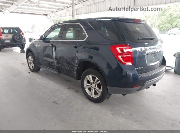 2GNALBEK3H1542623 2017 CHEVROLET EQUINOX Dark Blue Задняя левая четверть