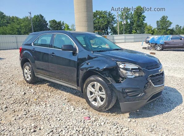 2GNALBEK4G6191755 2016 CHEVROLET EQUINOX Black Przód prawy