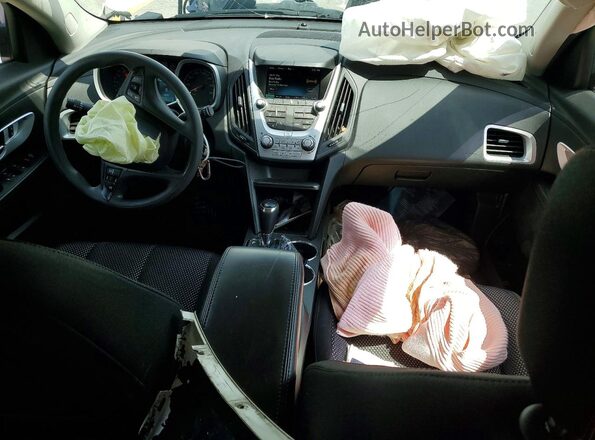 2GNALBEK4H1515334 2017 CHEVROLET EQUINOX Белый Вид панели приборов