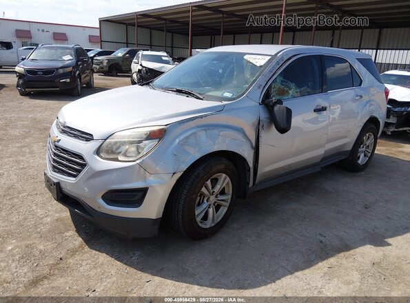2GNALBEK4H1546776 2017 CHEVROLET EQUINOX Silver Przód lewy