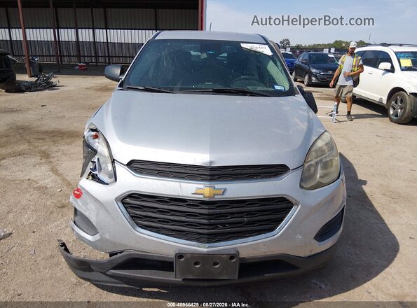 2GNALBEK4H1546776 2017 CHEVROLET EQUINOX Silver Widok zestawu wskaźników