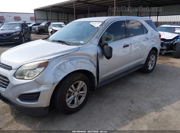 2GNALBEK4H1546776 2017 CHEVROLET EQUINOX Silver Widok z przodu