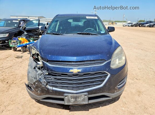 2GNALBEK4H1569989 2017 CHEVROLET EQUINOX Blue Вид спереду