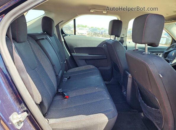 2GNALBEK4H1569989 2017 CHEVROLET EQUINOX Blue Вид задніх сидінь