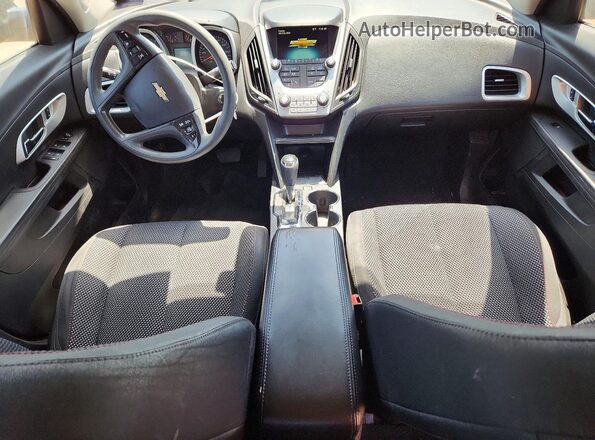 2GNALBEK4H1569989 2017 CHEVROLET EQUINOX Blue Вид панелі приладів