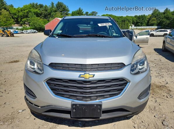 2GNALBEK4H1591846 2017 CHEVROLET EQUINOX Серебряный Вид спереди