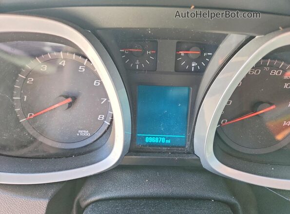 2GNALBEK4H1591846 2017 CHEVROLET EQUINOX Серебряный Вид щитка приборов