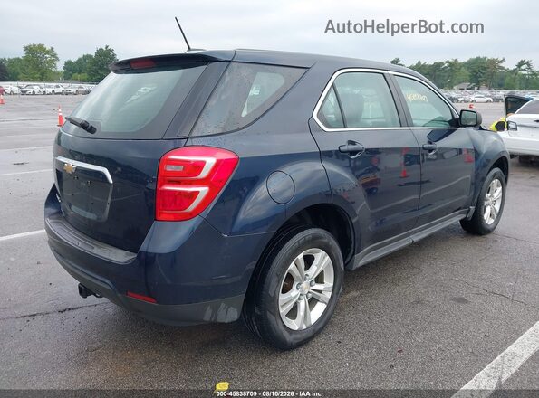 2GNALBEK4H1601095 2017 CHEVROLET EQUINOX Dark Blue Trasero derecho
