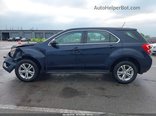 2GNALBEK4H1601095 2017 CHEVROLET EQUINOX Dark Blue Vista interior de 360 grados