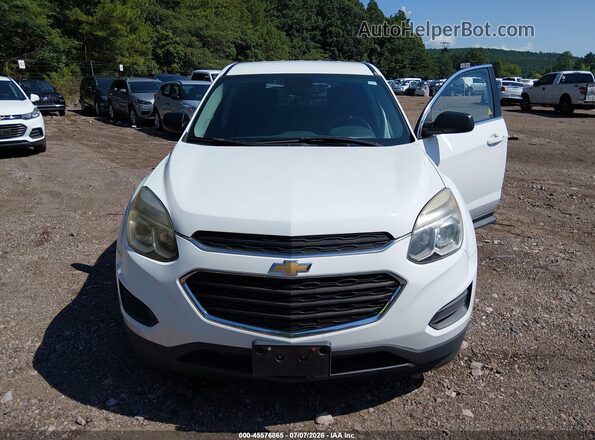 2GNALBEK4H1603736 2017 CHEVROLET EQUINOX White Widok z przodu