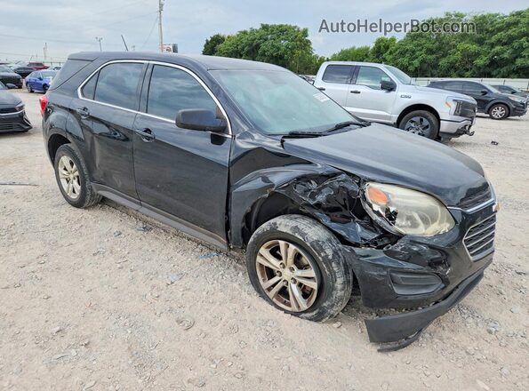 2GNALBEK5G1138561 2016 CHEVROLET EQUINOX Black წინა მარჯვენა