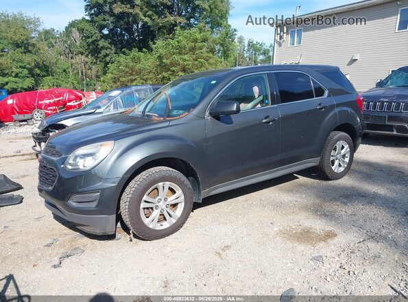 2GNALBEK5H1609142 2017 CHEVROLET EQUINOX Серый Передняя левая четверть