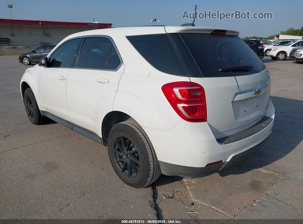2GNALBEK6G1135345 2016 CHEVROLET EQUINOX White უკანა მარცხენა