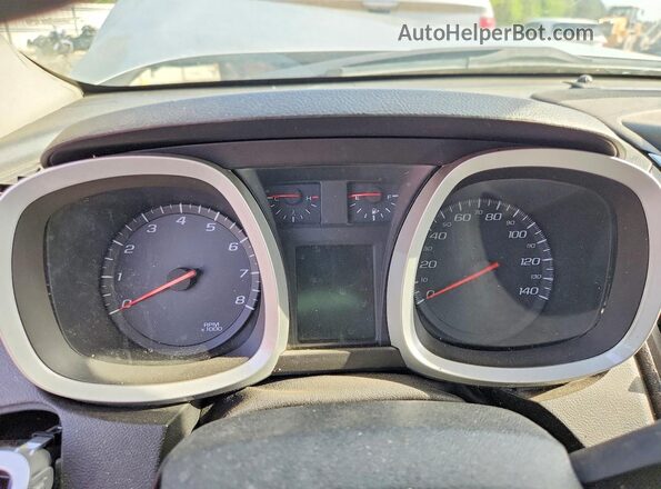 2GNALBEK6G1185419 2016 CHEVROLET EQUINOX Серебряный Вид щитка приборов