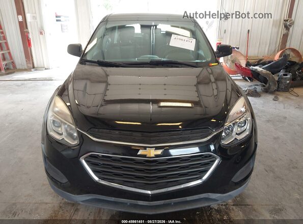 2GNALBEK6H1589919 2017 CHEVROLET EQUINOX Black Widok z przodu
