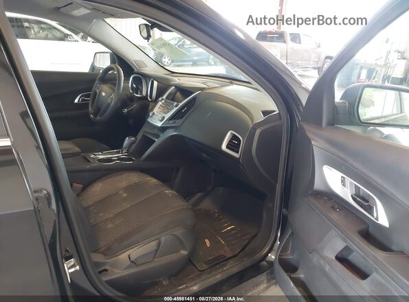 2GNALBEK6H1589919 2017 CHEVROLET EQUINOX Black Widok wnętrza z przodu