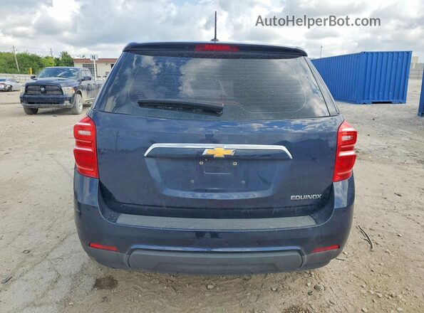 2GNALBEK7G1137332 2016 CHEVROLET EQUINOX Blue Widok z tyłu