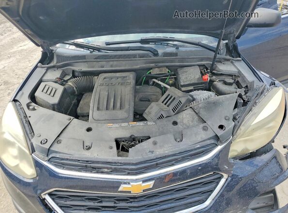 2GNALBEK7G1137332 2016 CHEVROLET EQUINOX Blue Widok komory silnika