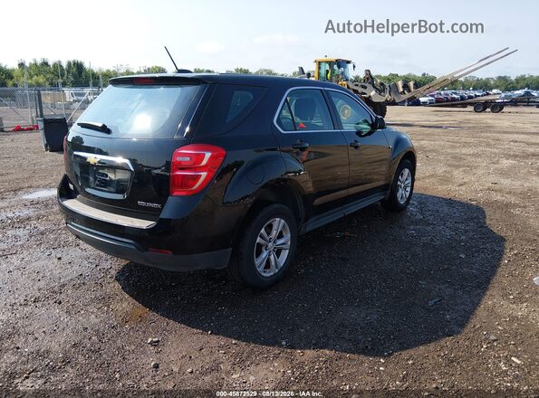2GNALBEK7G1146287 2016 CHEVROLET EQUINOX Черный Задняя правая четверть