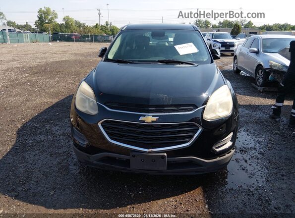 2GNALBEK7G1146287 2016 CHEVROLET EQUINOX Черный Вид щитка приборов