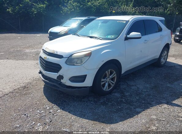 2GNALBEK7G6207835 2016 CHEVROLET EQUINOX Белый Передняя левая четверть