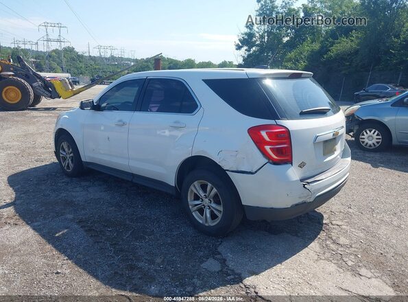 2GNALBEK7G6207835 2016 CHEVROLET EQUINOX Белый Задняя левая четверть