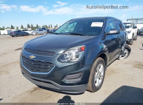 2GNALBEK7H1513500 2017 CHEVROLET EQUINOX Gray Առջևի ձախ երեք քառորդ տեսարան