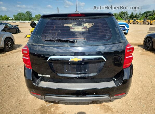 2GNALBEK7H1534217 2017 CHEVROLET EQUINOX Black Вид ззаду