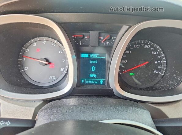 2GNALBEK7H1534217 2017 CHEVROLET EQUINOX Black Вид щитка приладів