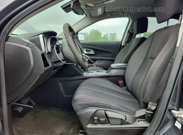 2GNALBEK7H1547758 2017 CHEVROLET EQUINOX Black წინა სალონის ხედი