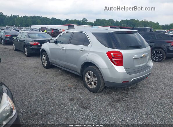 2GNALBEK7H1607733 2017 CHEVROLET EQUINOX Silver უკანა მარცხენა