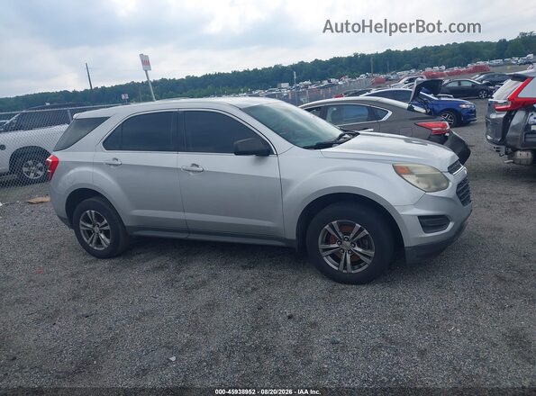 2GNALBEK7H1607733 2017 CHEVROLET EQUINOX Silver უკანა სალონის ხედი
