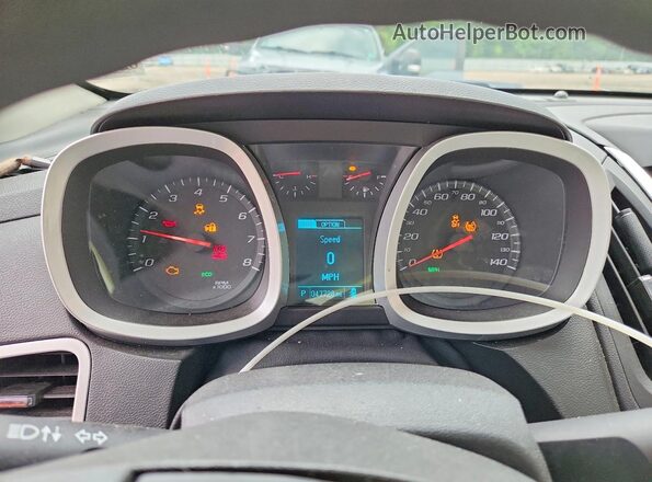 2GNALBEK8G1136772 2016 CHEVROLET EQUINOX Бежевый Вид щитка приборов